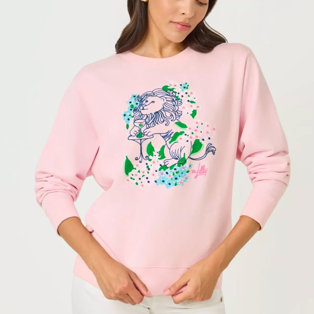 Lydia Lion Ballad Sweatshirt by Lilly Pulitzer